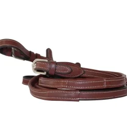 Rênes cuir 7 arrêtoirs Flags&Cup