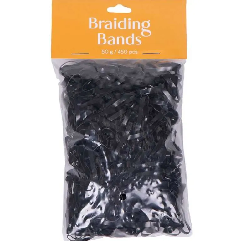 Sachet d'élastiques plats à natter Q-Essentials