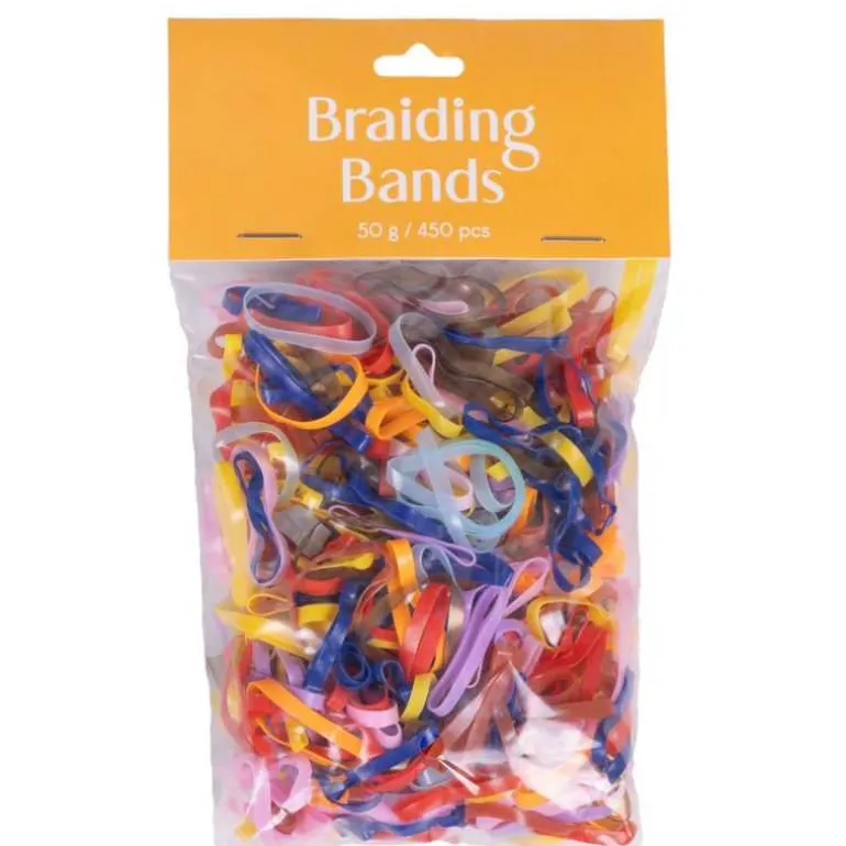 Sachet d'élastiques plats à natter Q-Essentials