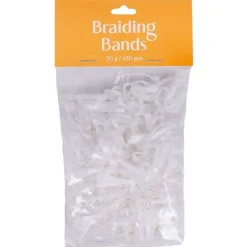 Sachet d'élastiques plats à natter Q-Essentials