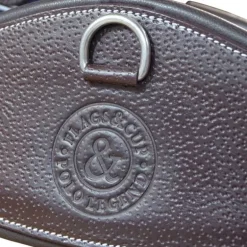 Sangle anatomique en cuir grainé Flags&Cup