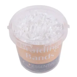 Seau d'élastiques plats à natter Q-Essentials