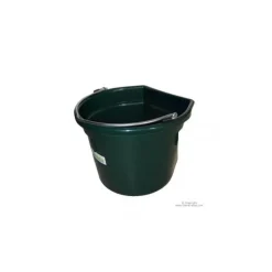 Seau plastique avec rebord