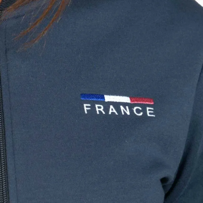 Sweat zippé pour femme France Flags&Cup - Limited Edition
