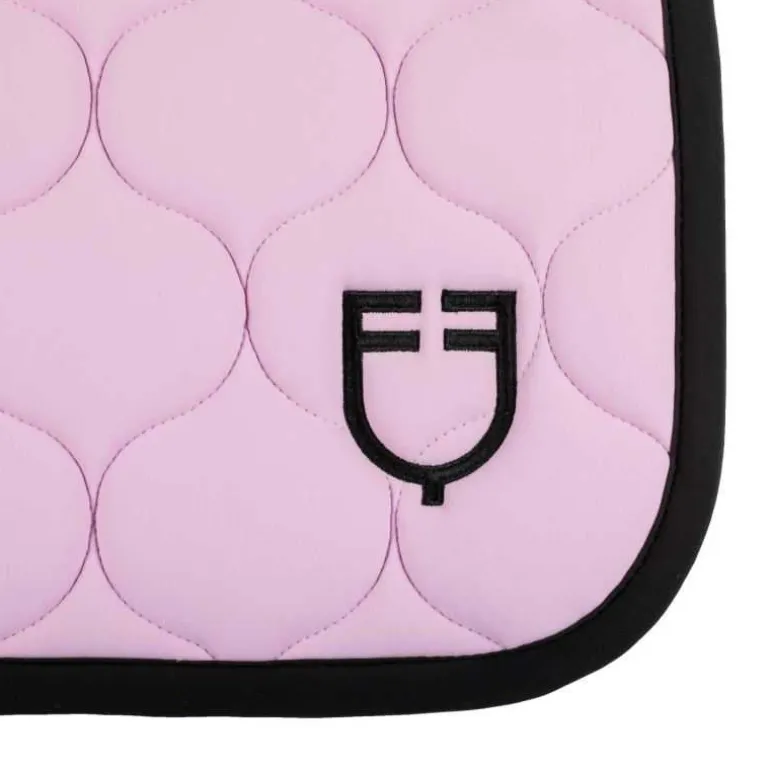 Tapis de selle mixte Black Line Equestro Orchidée