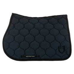 Tapis de selle mixte Black Line Equestro Marine