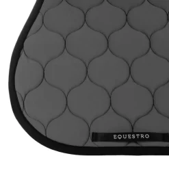 Tapis de selle mixte Black Line Equestro Asphalte