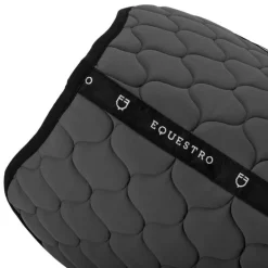 Tapis de selle mixte Black Line Equestro Asphalte