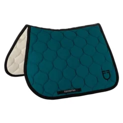 Tapis de selle mixte Black Line Equestro Pétrole