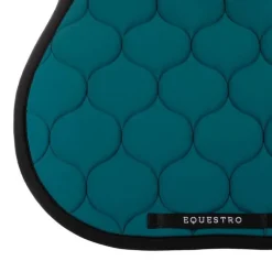 Tapis de selle mixte Black Line Equestro Pétrole