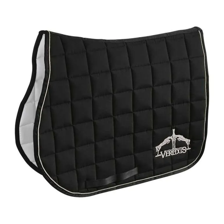 Tapis de selle mixte couleur Noir-Ivoire Veredus