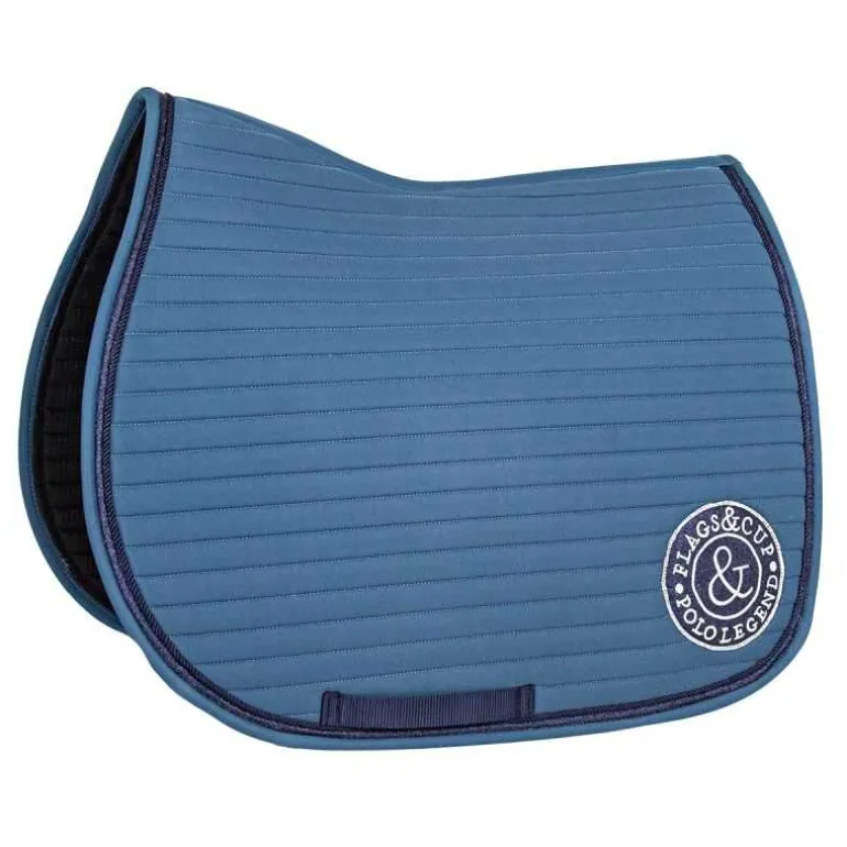 Tapis de selle mixte Polycoton Atamik Flags&Cup