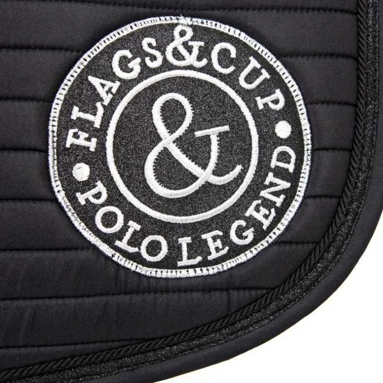Tapis de selle mixte Polycoton Atamik Flags&Cup