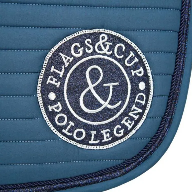 Tapis de selle mixte Polycoton Atamik Flags&Cup