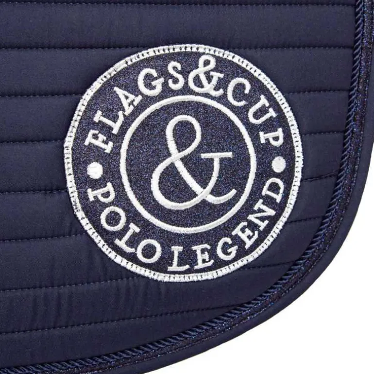 Tapis de selle mixte Polycoton Atamik Flags&Cup