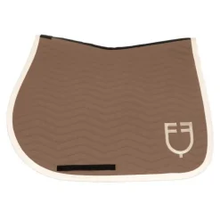 Tapis de selle mixte Wave Equestro Noix antique White
