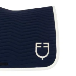 Tapis de selle mixte Wave Equestro Marine antique White