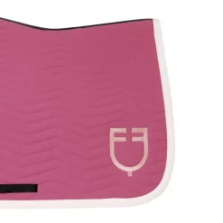 Tapis de selle mixte Wave Equestro Chateau Rose antique White