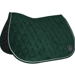Tapis Teddy velours Flags&Cup vert forêt