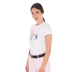 Tee-shirt nuage pour femme Equestro