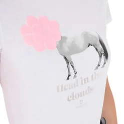 Tee-shirt nuage pour femme Equestro