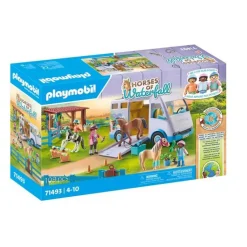 Van pour cheval et poneys avec enclos Playmobil