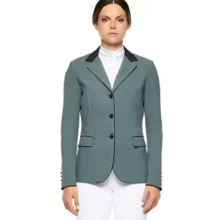 Veste de concours Peacock Green pour femme Cavalleria Toscana Printemps/Été 2024